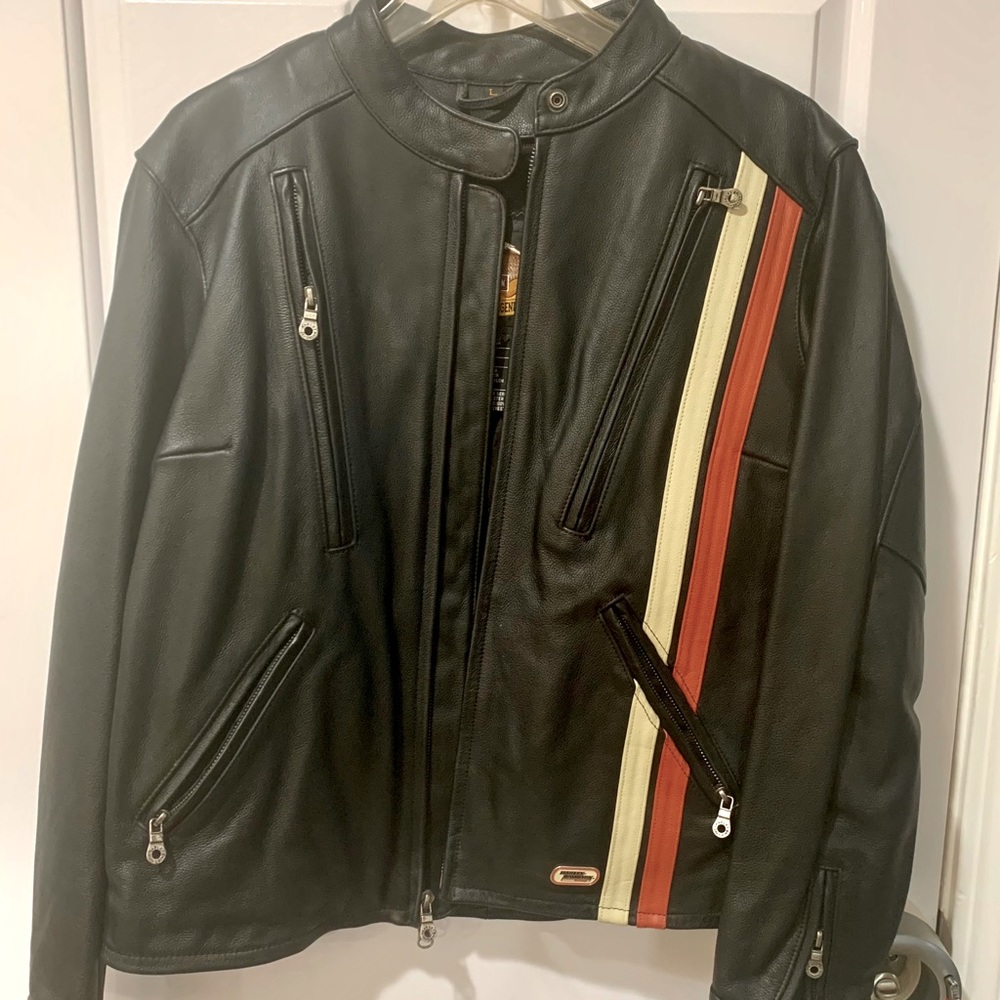 Vintage Harley leather coat NWOT